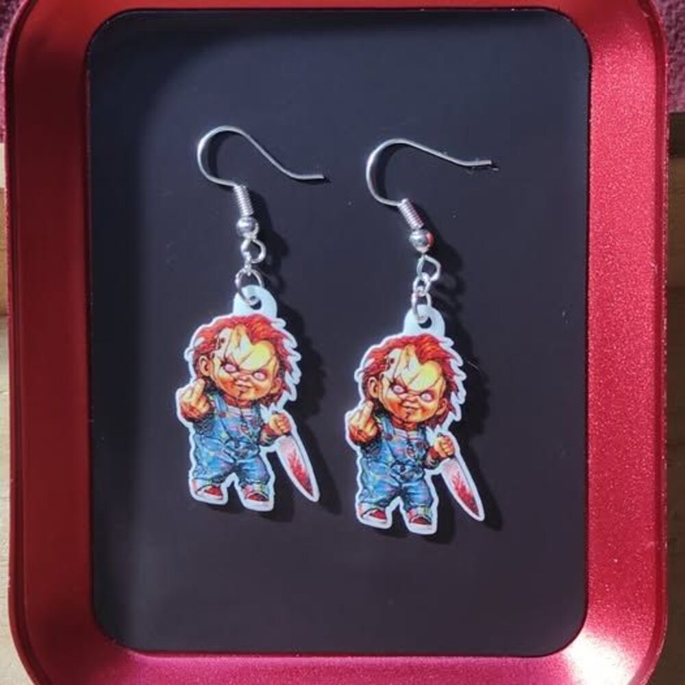 Chucky Earrings or Charms